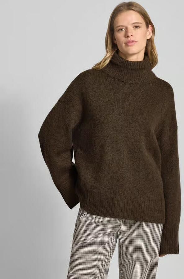 Gina Tricot Oversized gebreide pullover met col - Foto 3