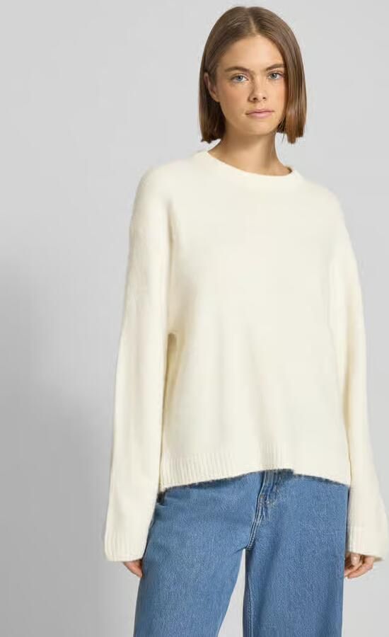 Gina Tricot Oversized gebreide pullover met linnen - Foto 2