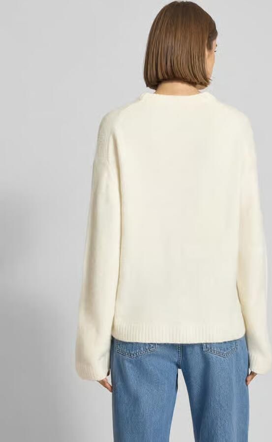 Gina Tricot Oversized gebreide pullover met linnen