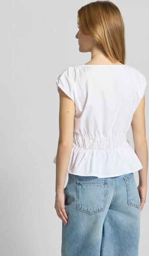 Gina Tricot Peplum top met V-hals - Foto 3
