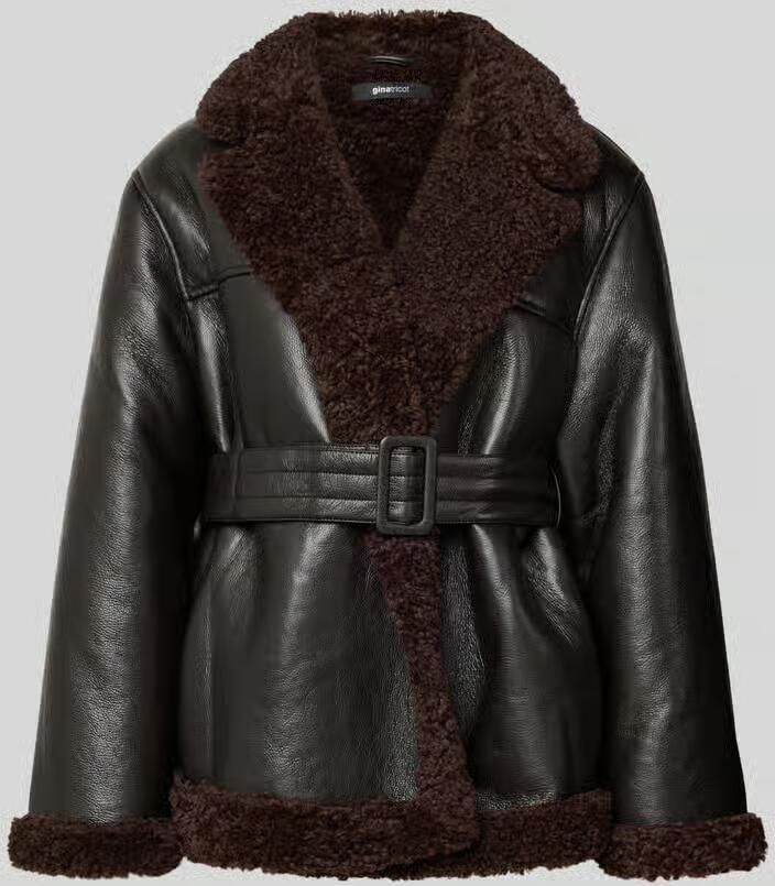 Gina Tricot Regular fit jack in leerlook model 'Teddy' - Foto 2