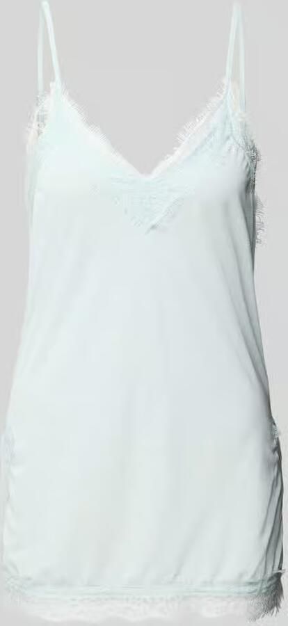 Gina Tricot Regular fit top met kant