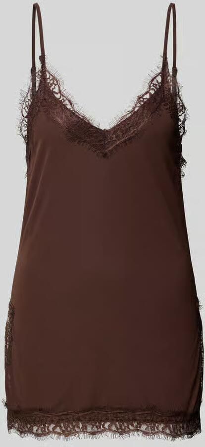 Gina Tricot Regular fit top met kant