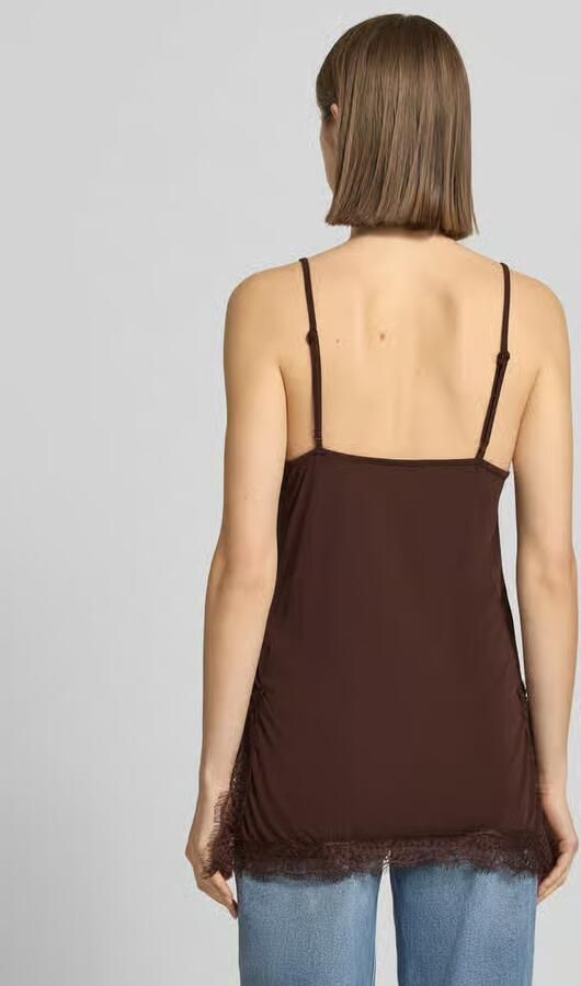 Gina Tricot Regular fit top met kant - Foto 3