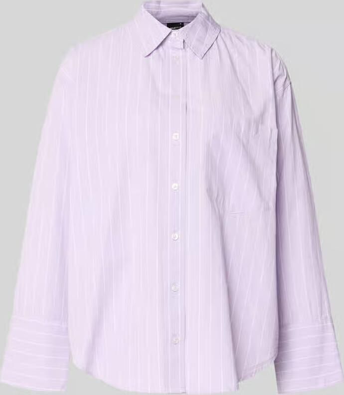 Gina Tricot relaxed fit overhemdblouse met borstzak