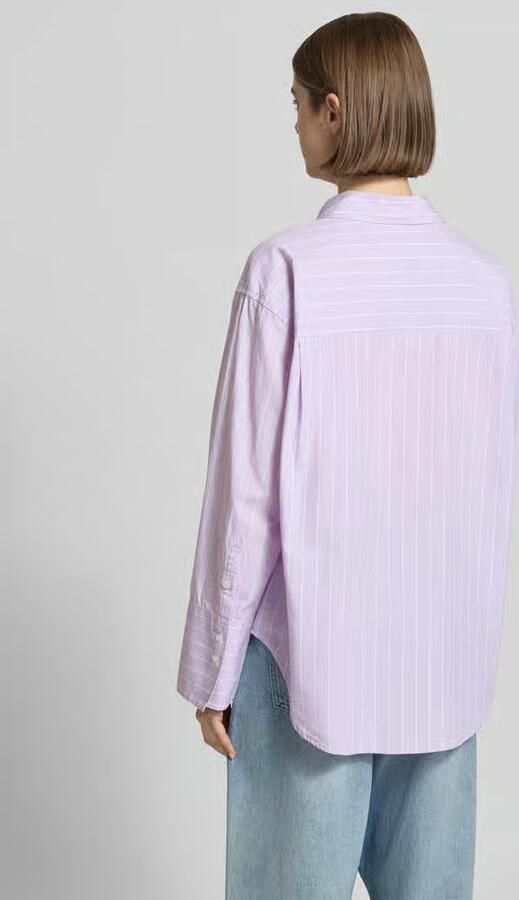 Gina Tricot relaxed fit overhemdblouse met borstzak - Foto 3