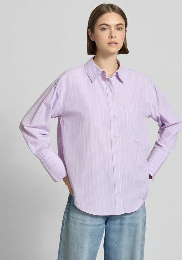 Gina Tricot relaxed fit overhemdblouse met borstzak - Foto 2