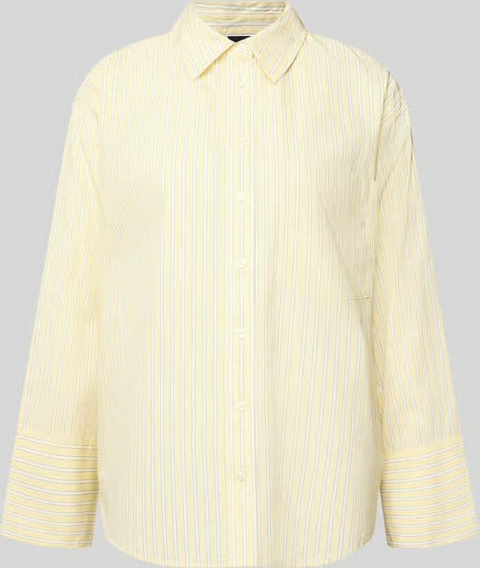 Gina Tricot Relaxed Fit overhemdblouse met borstzak model 'Poplin' - Foto 3