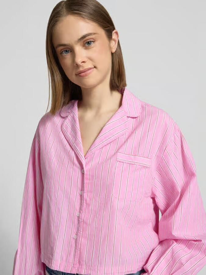Gina Tricot relaxed fit pyjamabovendeel met borstzak