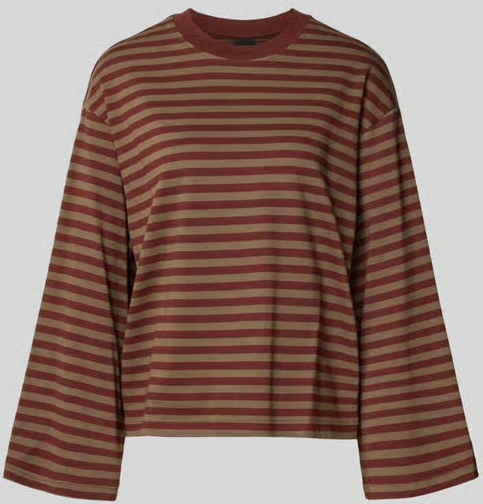 Gina Tricot relaxed fit shirt met lange mouwen van puur katoen