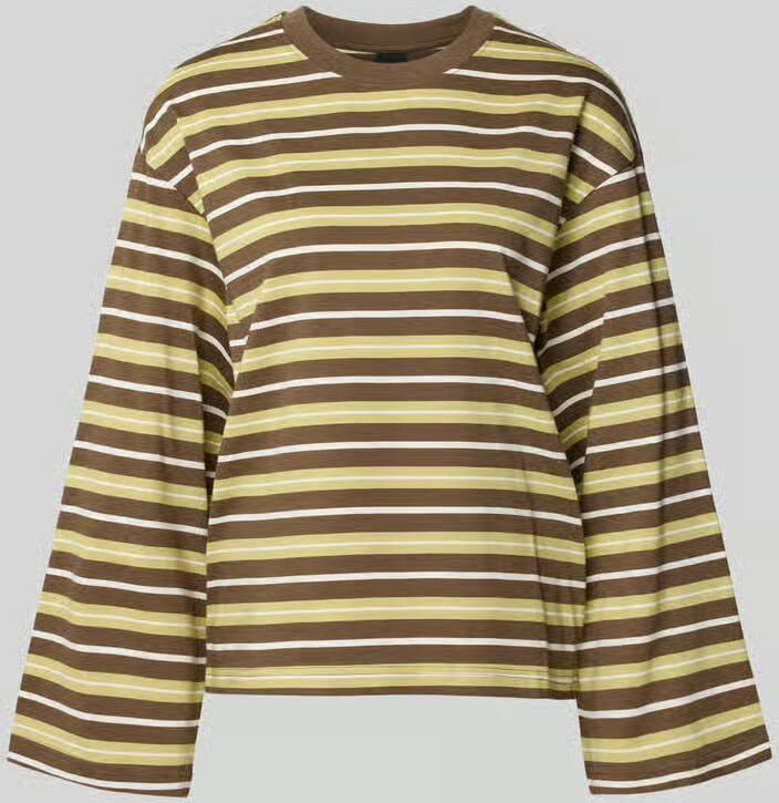 Gina Tricot relaxed fit shirt met lange mouwen van puur katoen