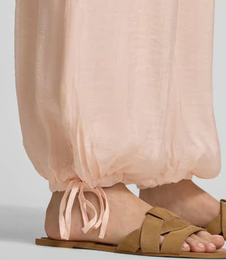Gina Tricot relaxed fit stoffen broek van viscosemix