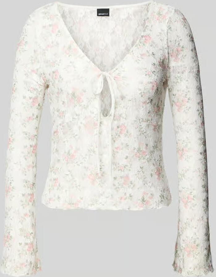Gina Tricot Shirt met lange mouwen en druppelvormige hals - Foto 2