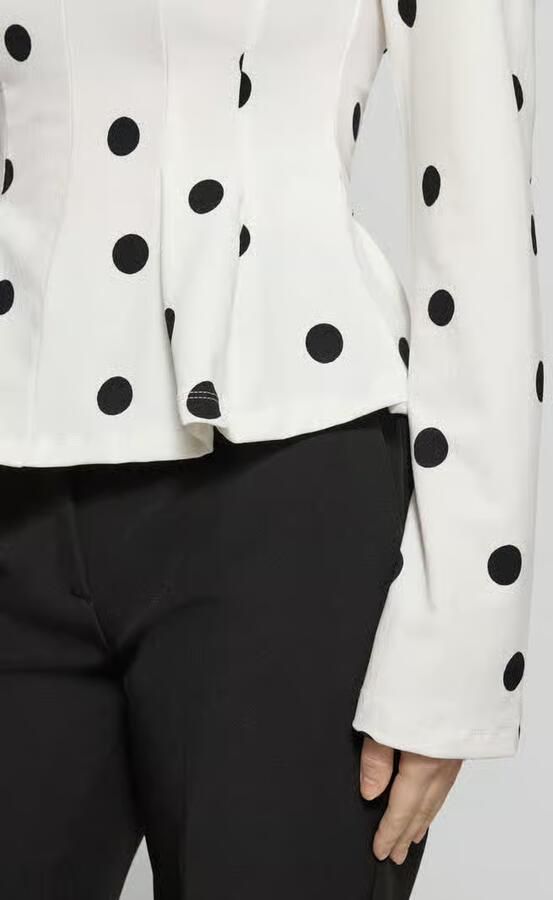 Gina Tricot Shirt met lange mouwen en V-hals