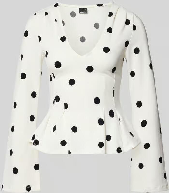 Gina Tricot Shirt met lange mouwen en V-hals - Foto 2
