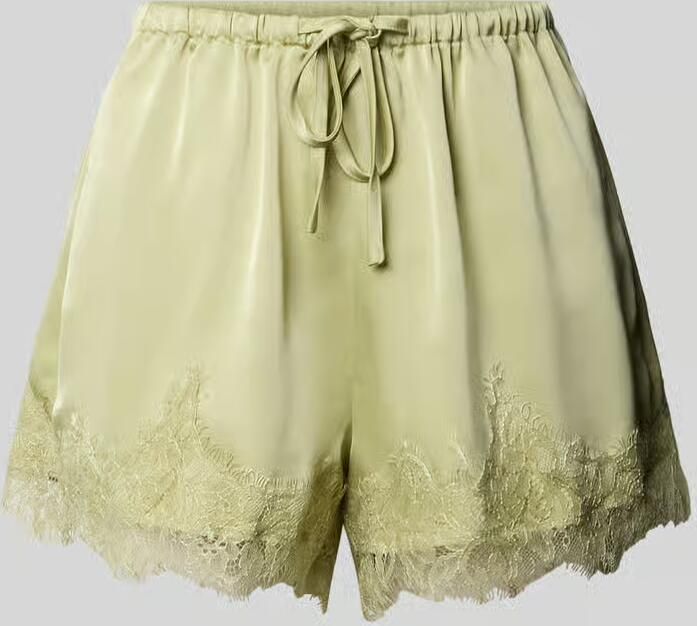 Gina Tricot Short van satijn met kant - Foto 2