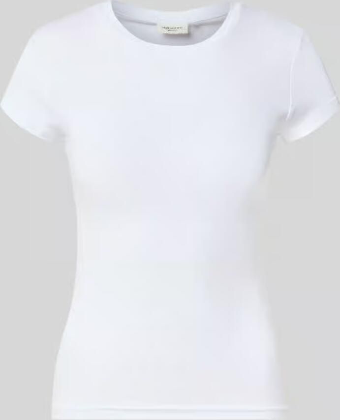 Gina Tricot skinny fit t-shirt van katoenmix
