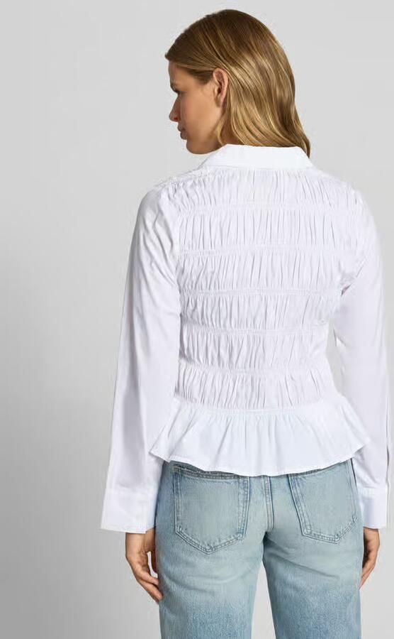 Gina Tricot slim fit blouse met smokdetails - Foto 2