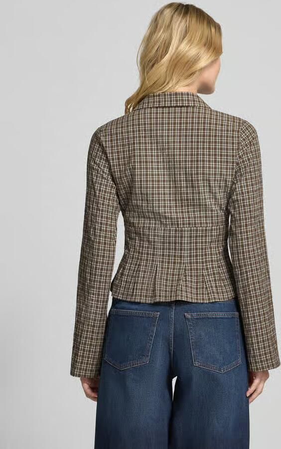 Gina Tricot slim fit blouse met V-hals - Foto 2