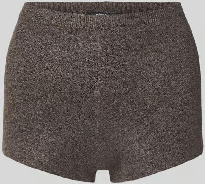 Gina Tricot Slim Fit shorts met wolgehalte in brei-look - Foto 2