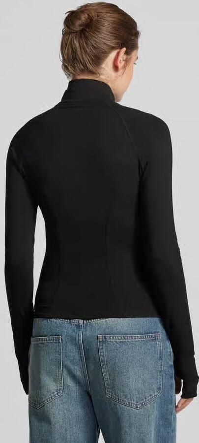 Gina Tricot Slim fit sweatjack met opstaande kraag