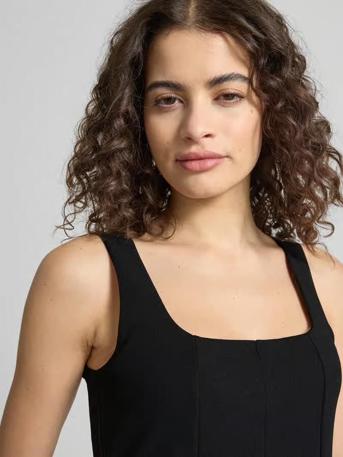 Gina Tricot slim fit top in plissélook