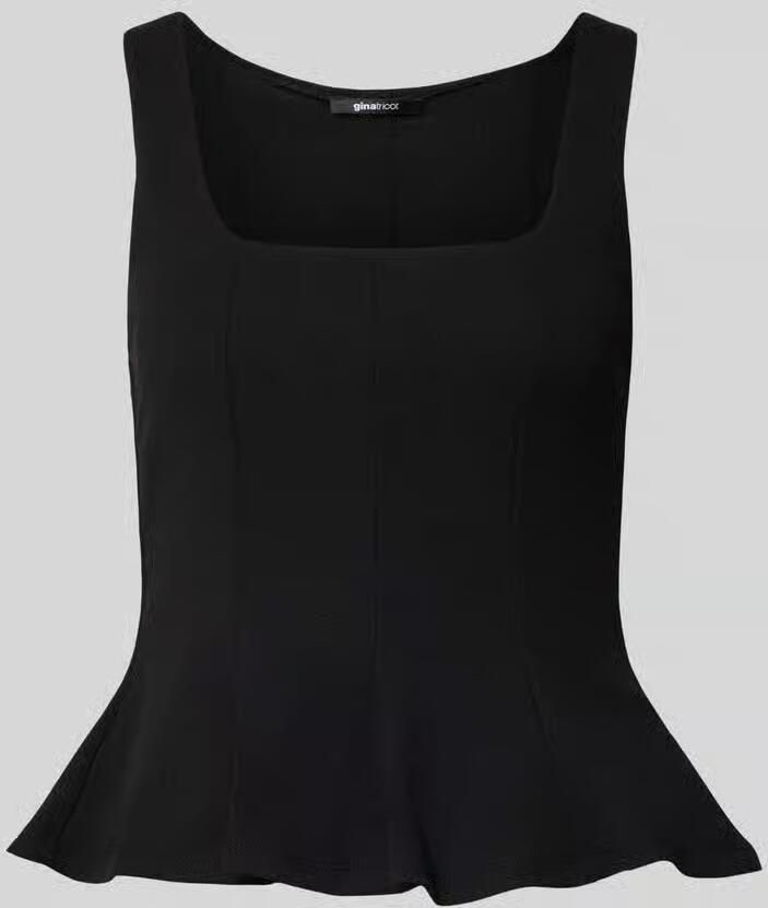 Gina Tricot slim fit top in plissélook - Foto 2