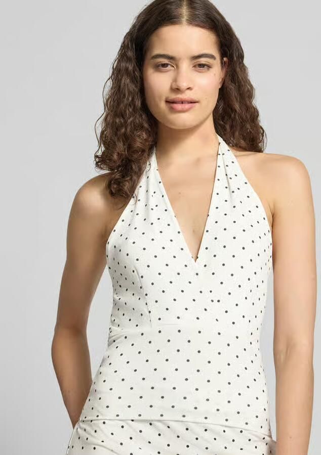Gina Tricot slim fit top met halter