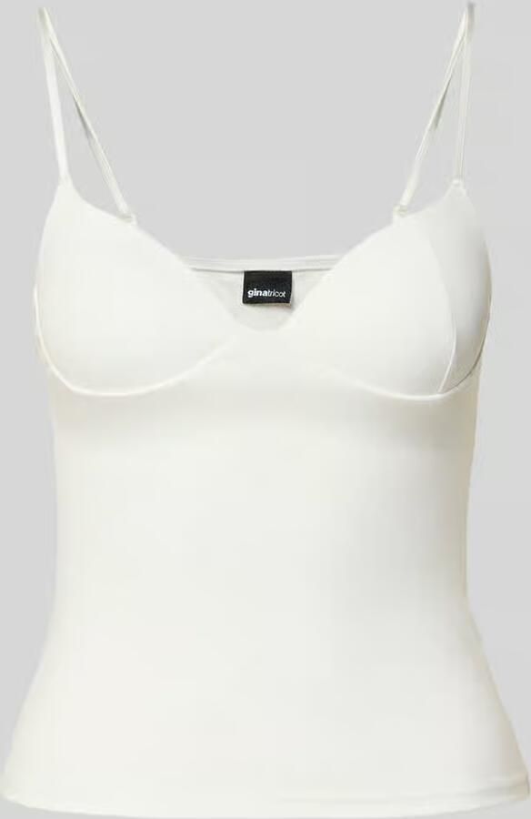 Gina Tricot slim fit top met shaping-effect