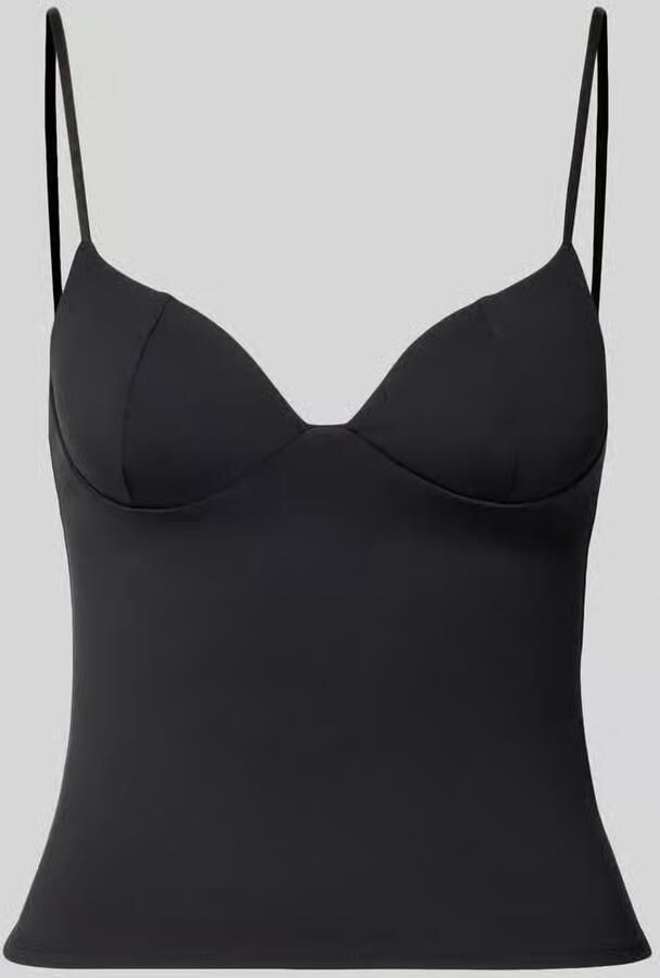 Gina Tricot slim fit top met shaping-effect