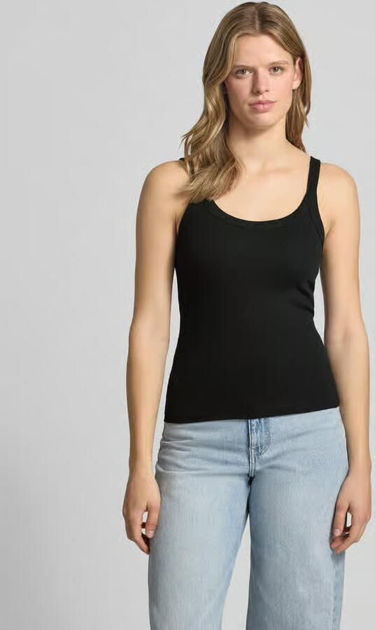 Gina Tricot Tanktop van biologische katoenmix met ribstructuur - Foto 4
