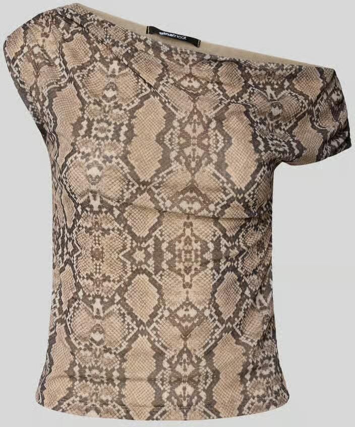 Gina Tricot T-shirt met asymmetrisch model - Foto 2