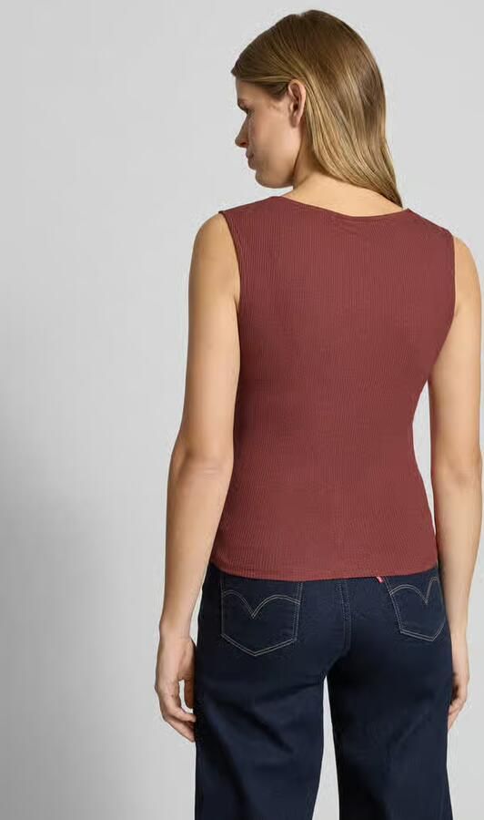 Gina Tricot Top met bandjes met V-hals en Kant