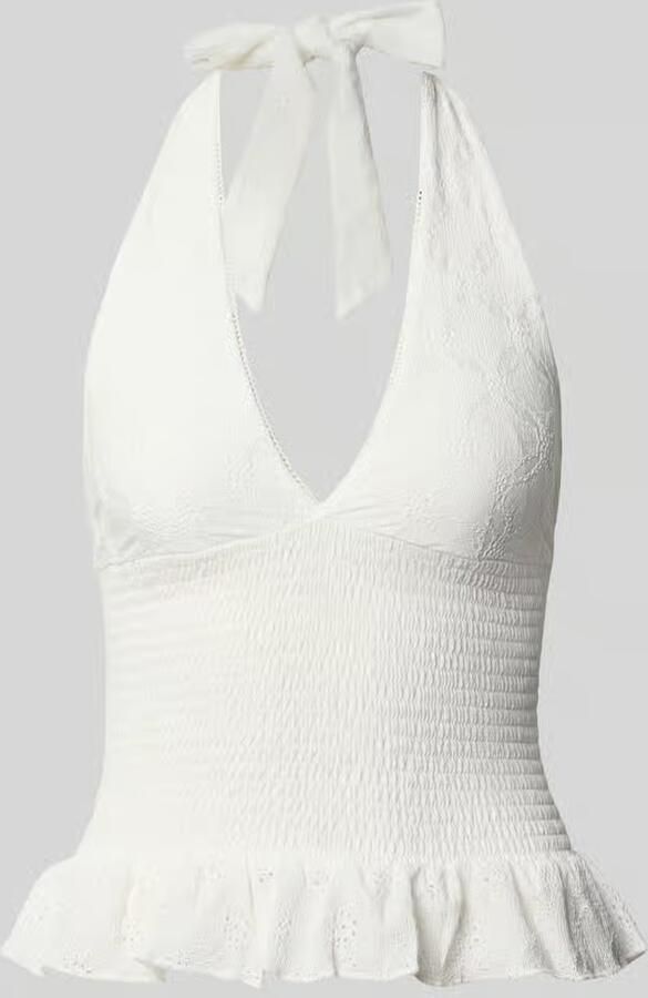 Gina Tricot Top met halter met V-hals