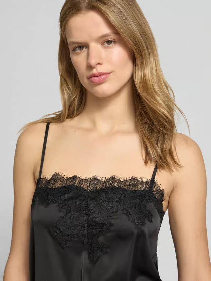 Gina Tricot Top van kant met verstelbare spaghettibandjes