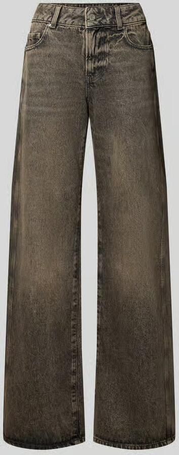 Gina Tricot wide fit jeans met steekzakken