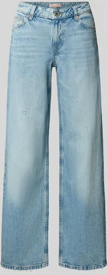 Gina Tricot wide fit jeans van puur katoen model 'Boss babe'