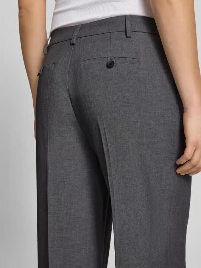 Gina Tricot wide fit stoffen broek met viscose