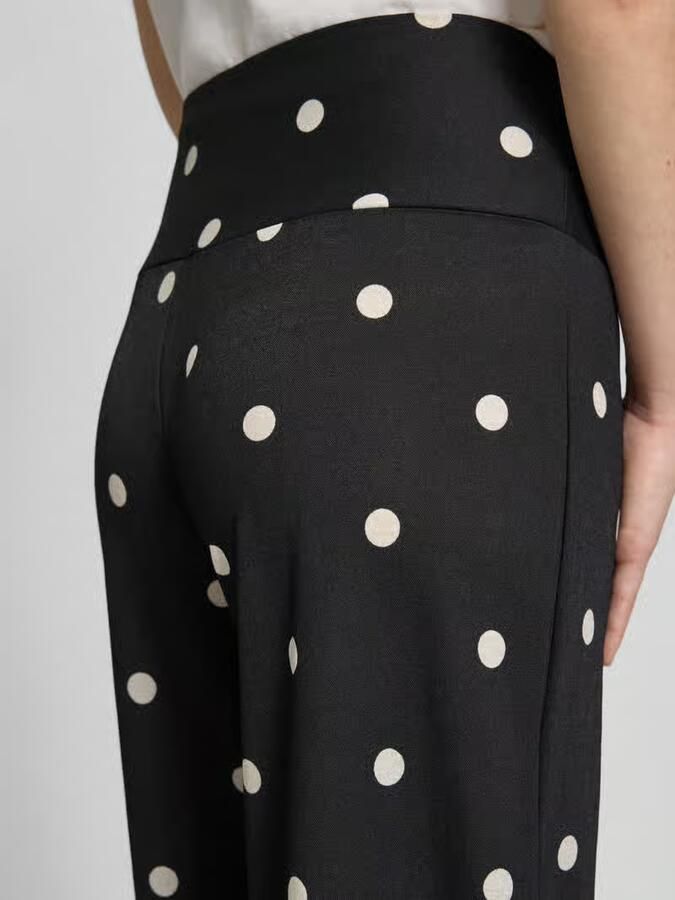 Gina Tricot wide leg broek van viscosemix met zijritssluiting