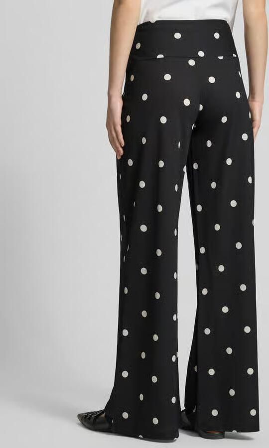 Gina Tricot wide leg broek van viscosemix met zijritssluiting