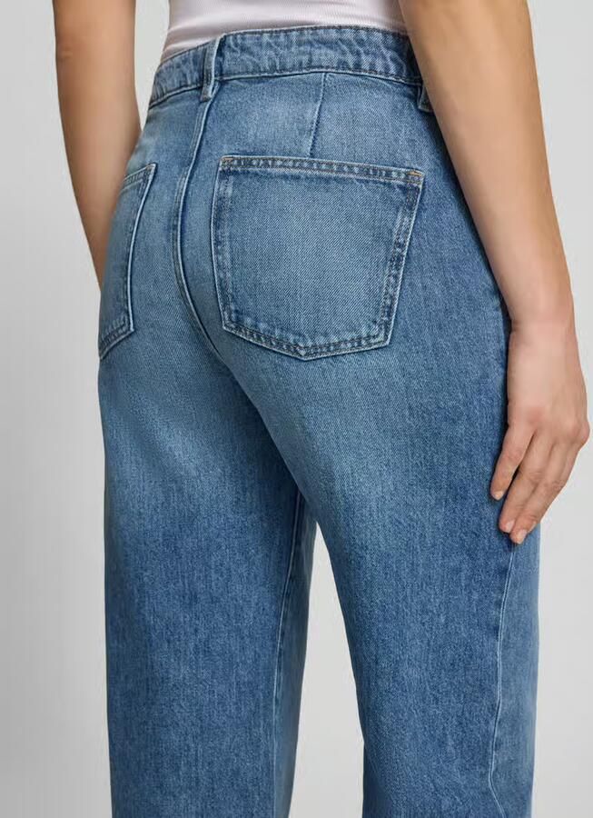 Gina Tricot wide leg jeans in used-look