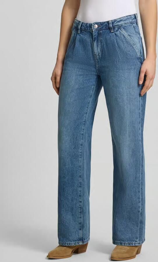Gina Tricot wide leg jeans in used-look - Foto 2