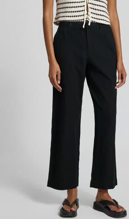 Gina Tricot Wide leg linnen broek met steekzakken - Foto 2