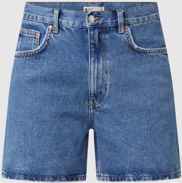 Gina Tricot Korte high waist jeans van katoen