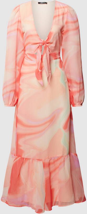 Gina Tricot Maxi-jurk in semi-transparant design
