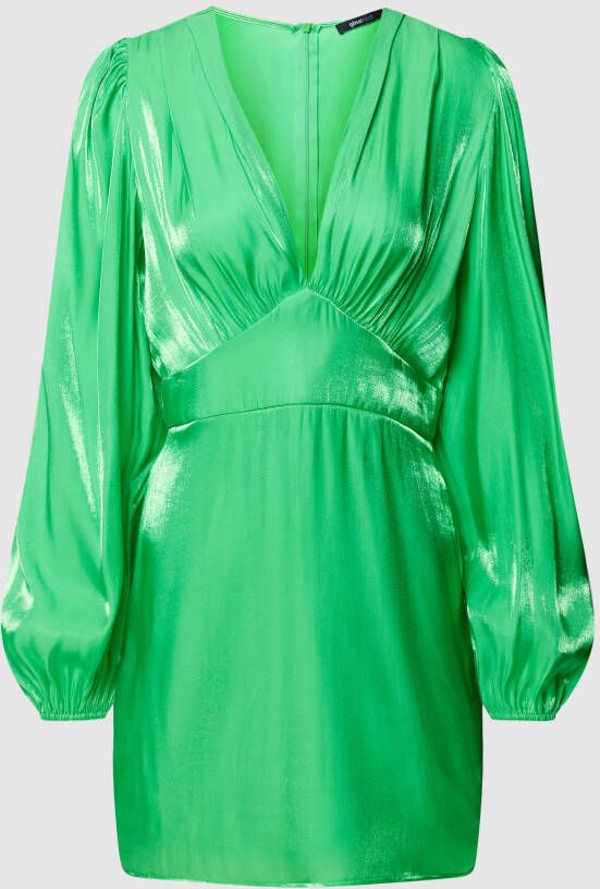 Gina Tricot Mini-jurk in glanzende look