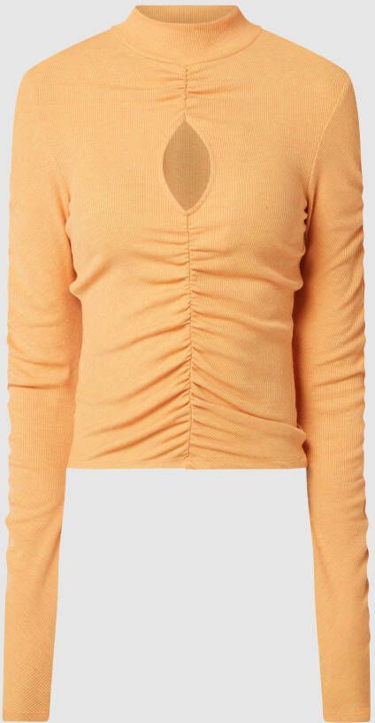 Gina Tricot Shirt met lange mouwen en cut-out