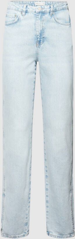 Gina Tricot Straight fit jeans met pijpsplitjes