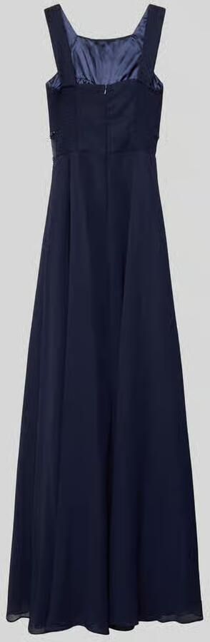 G.O.L. Getailleerde avondjurk van chiffon met siersteentjes