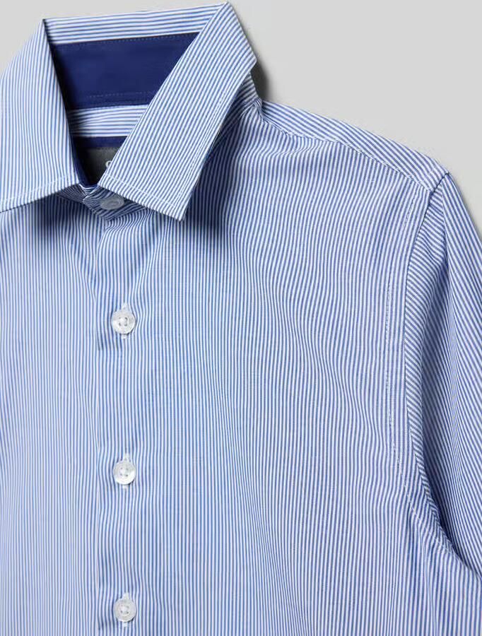 G.O.L. Slim fit overhemd van katoenmix